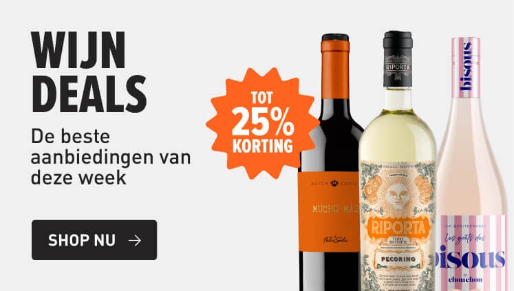 wijndeals met korting tot 25%